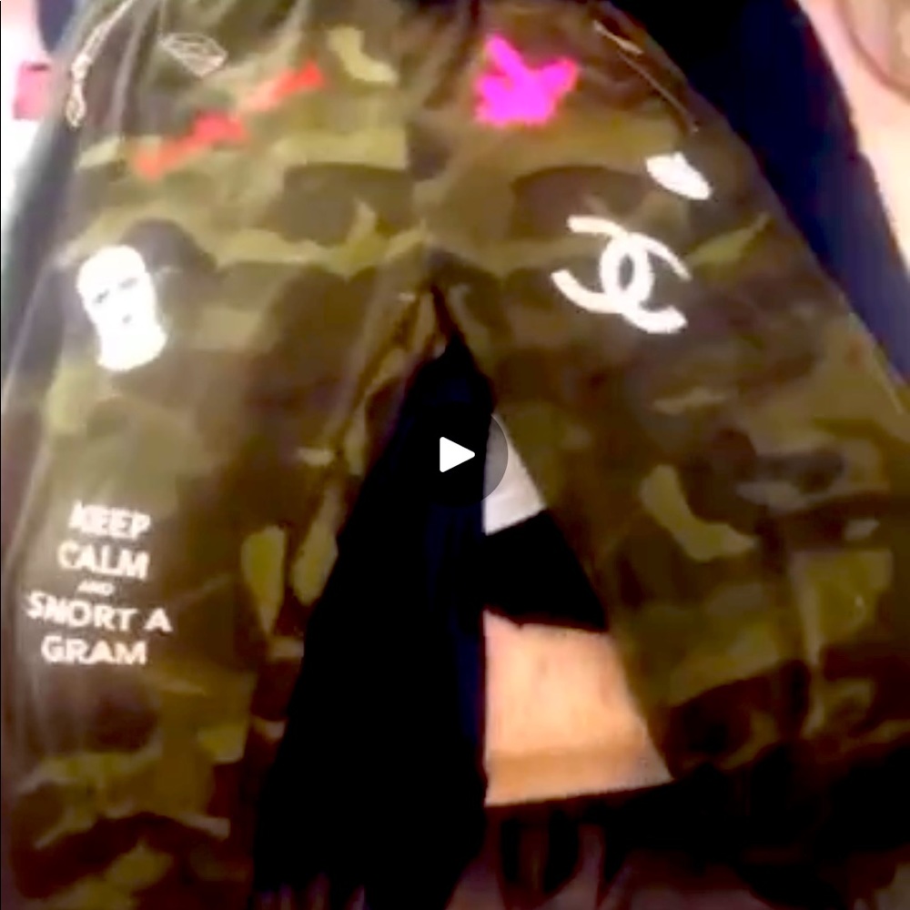 Custom killa sweats #playboy #chanel